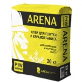 ARENA P1W 20 кг — клей для плитки и керамогранита для внутренних и наружных работ зимний.